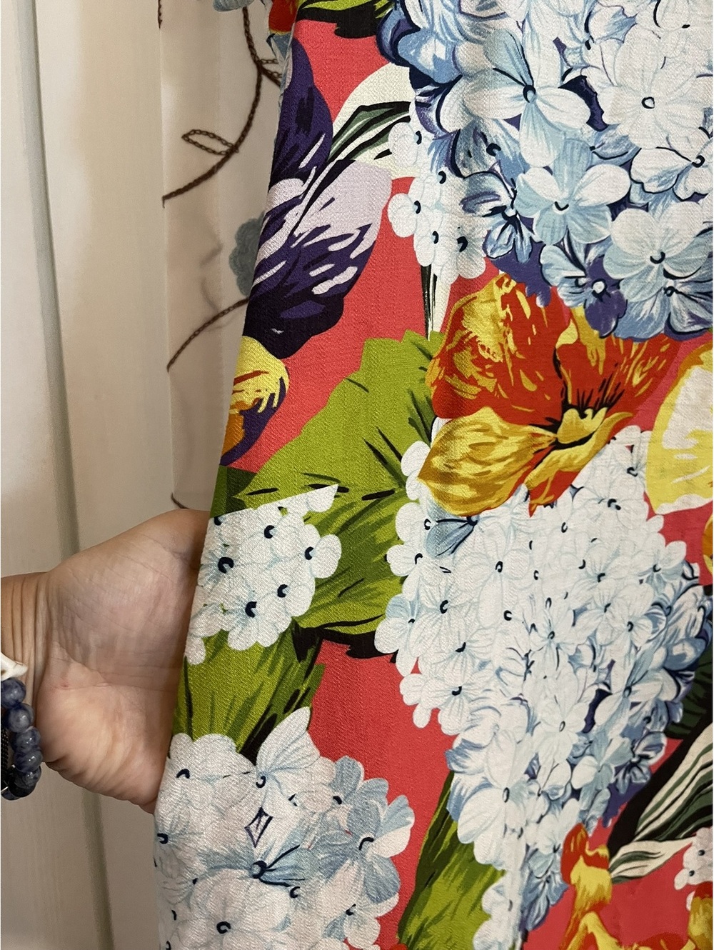 Boho Chic | S | Tropical Floral Sleeveless Dress - Picture 8 of 11